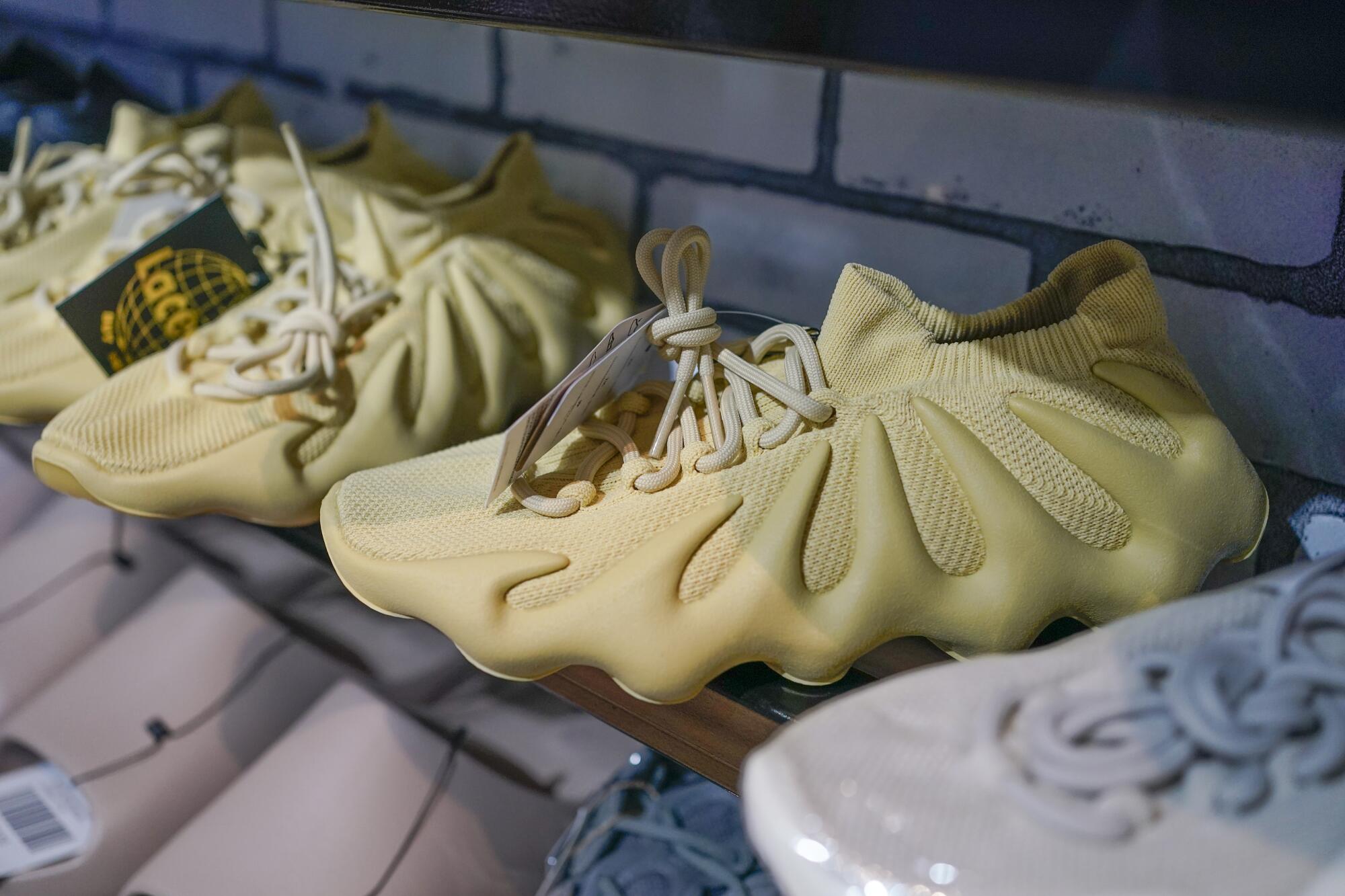 Yeezy shoes made by Adidas 