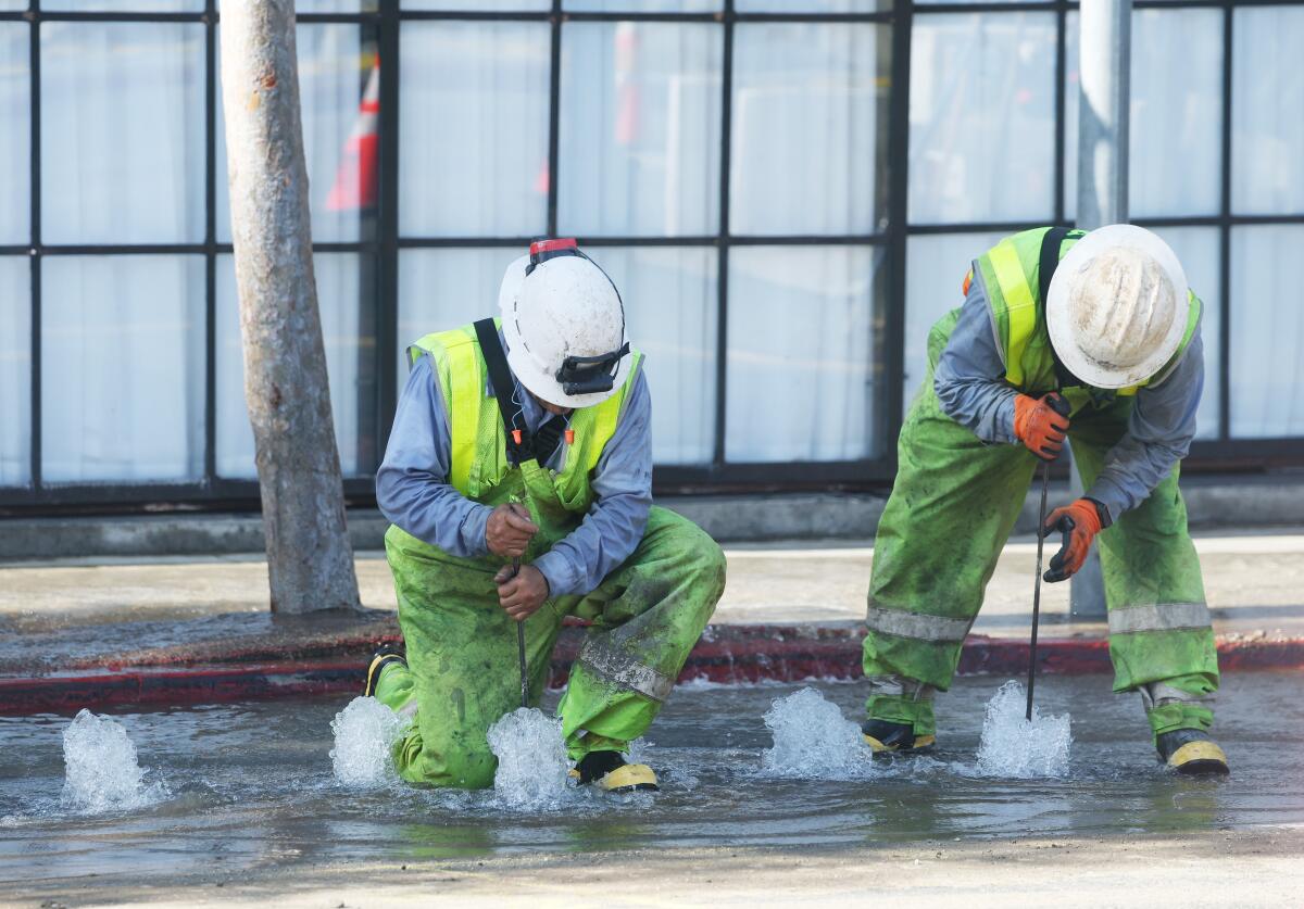 Another leak occurred on June 23, 2026 near Sunset Boulevard, just a week after massive water main break.