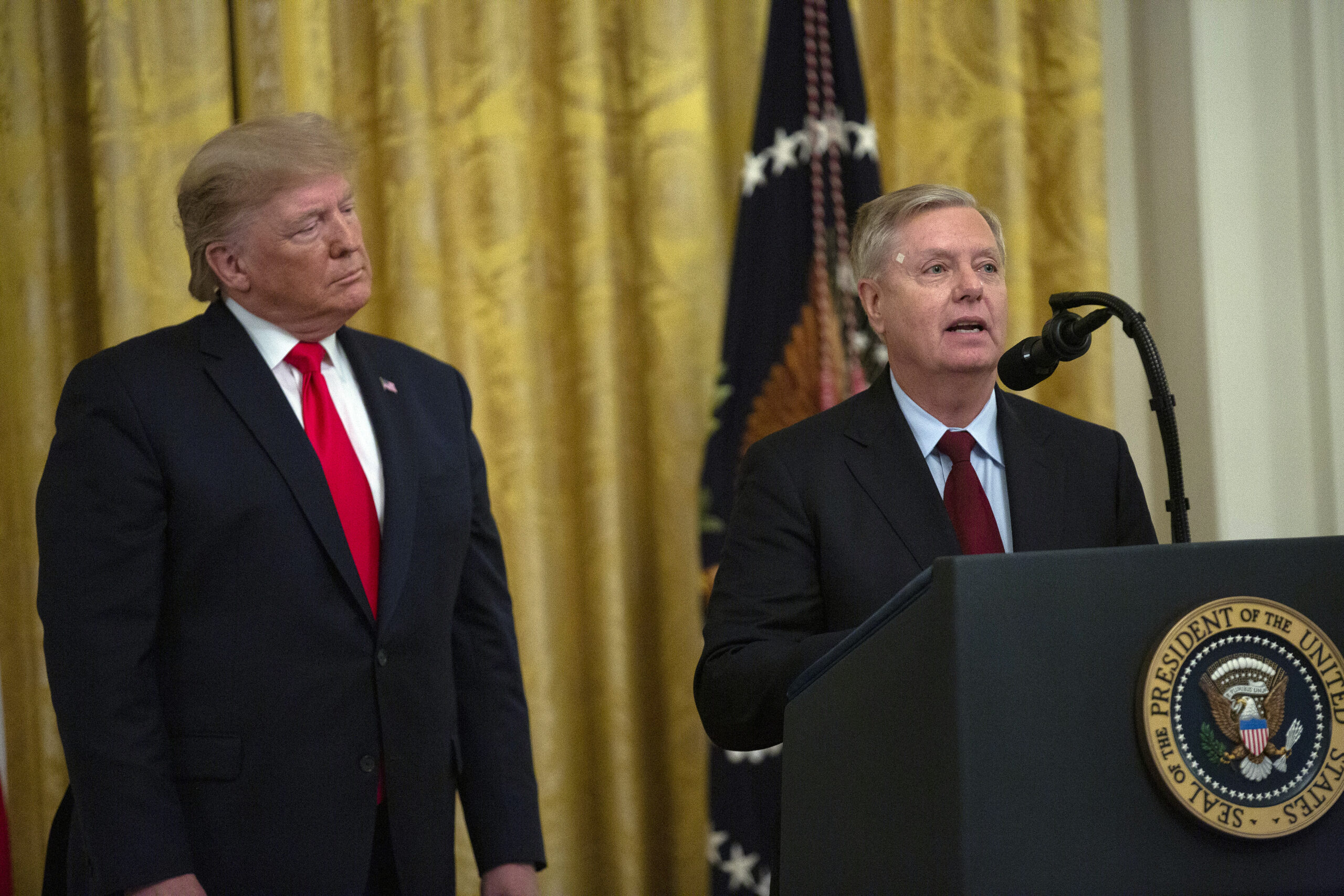 Trump says he spoke with Sen. Lindsey Graham hours before his death
