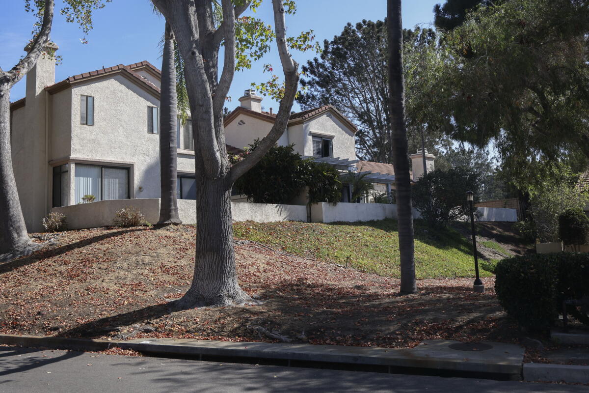 The home in which Natalie Harp, an aide to President Trump, grew up in San Diego