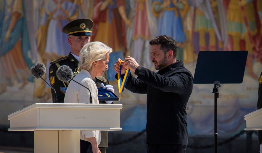 EU providing Ukraine with more than $7 billion to defend against Russian missiles, drones
