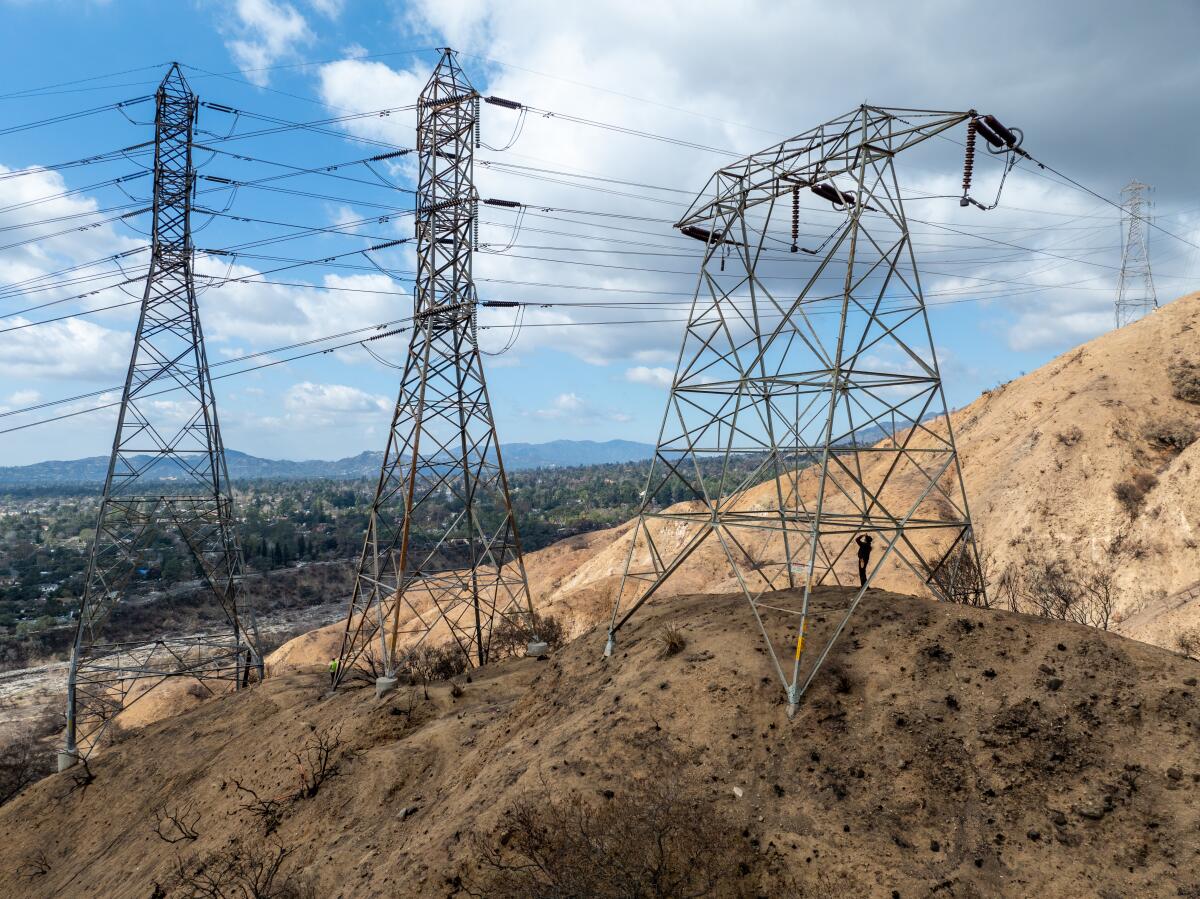 The Edison electrical lines are being investigated as the possible origin of the Eaton fire.
