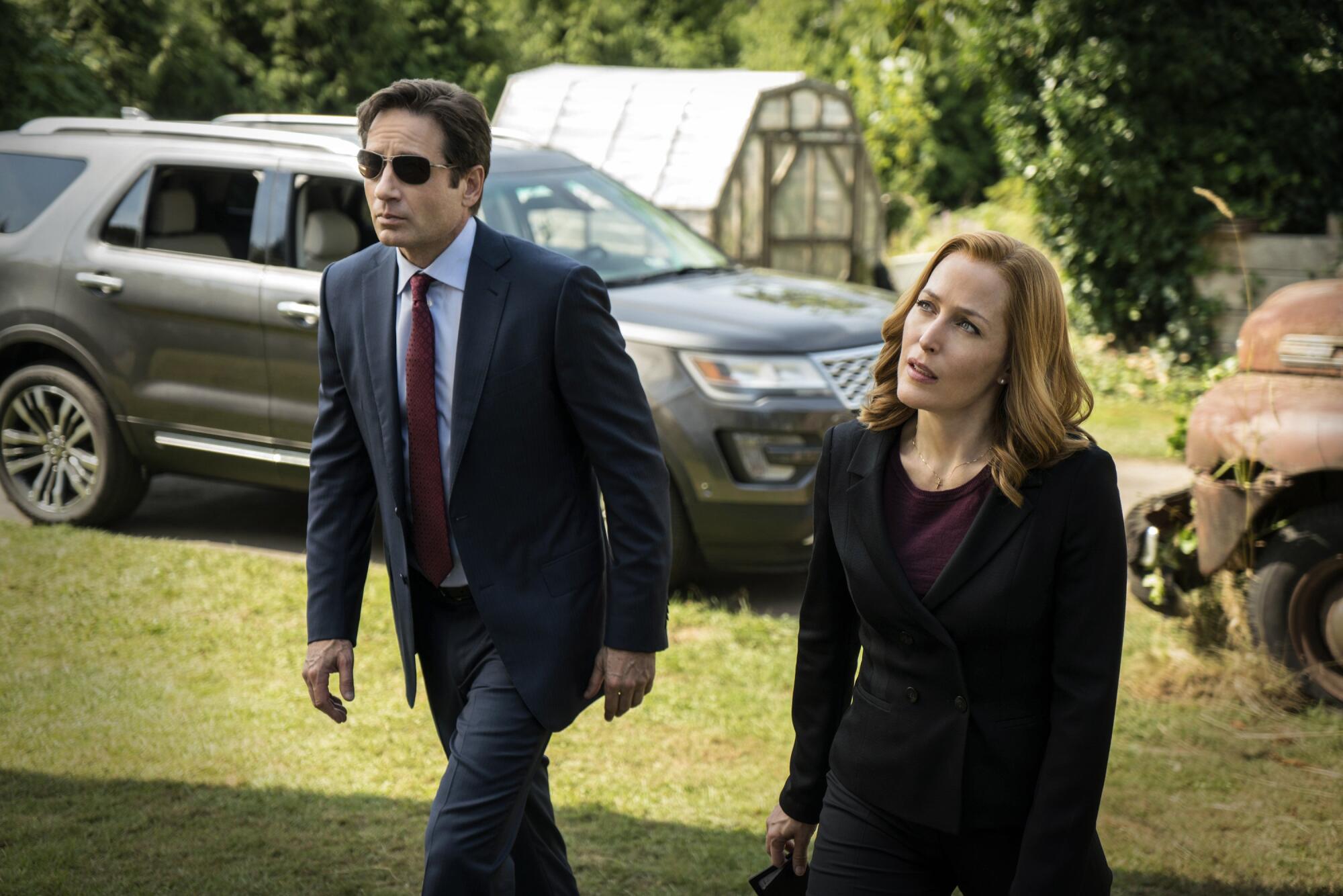  Gillian Anderson as Dana Scully in "The X-Files."
