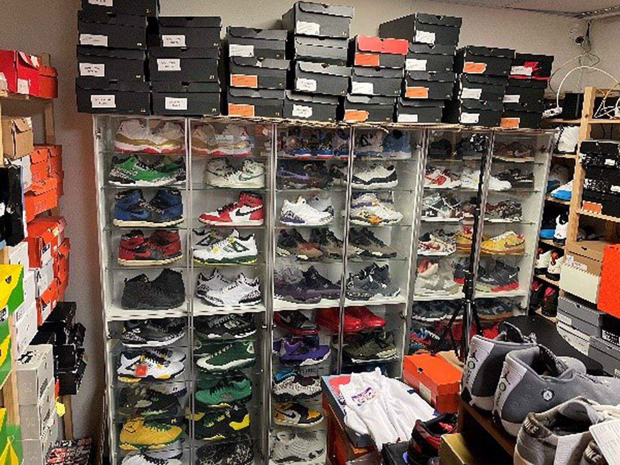 Stolen Nike shoes, clothing and accessories