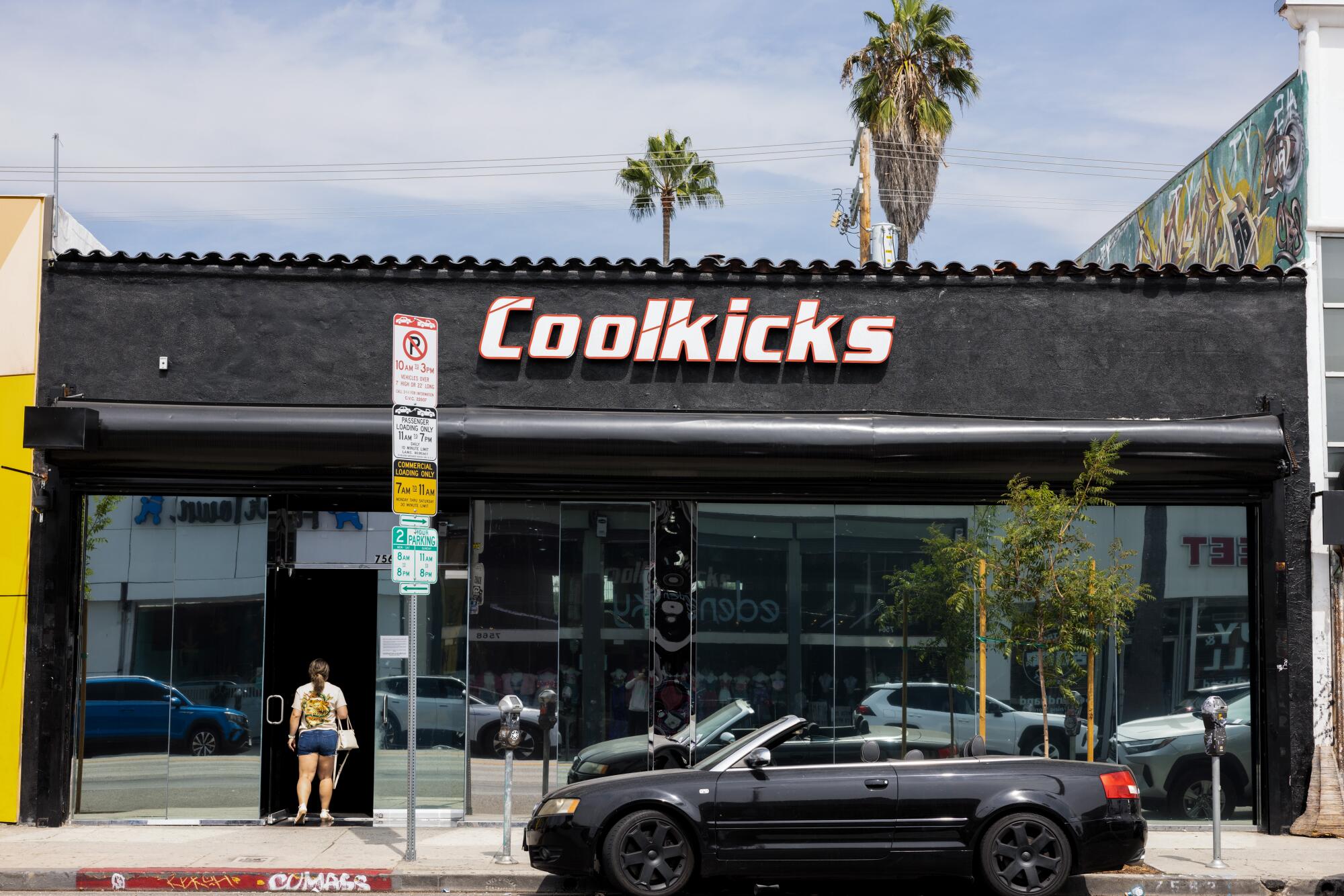 Sneaker store Cool Kicks on Melrose Avenue