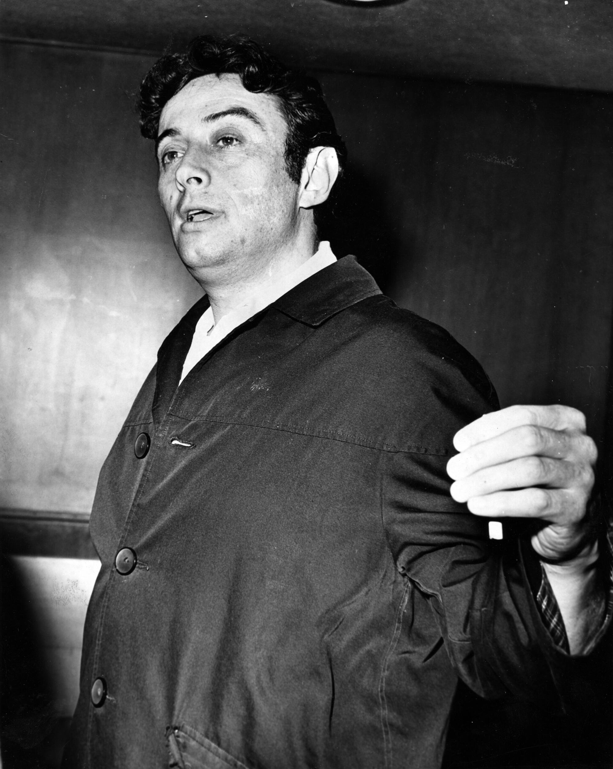 Comic Lenny Bruce at Los Angeles County General Hospital