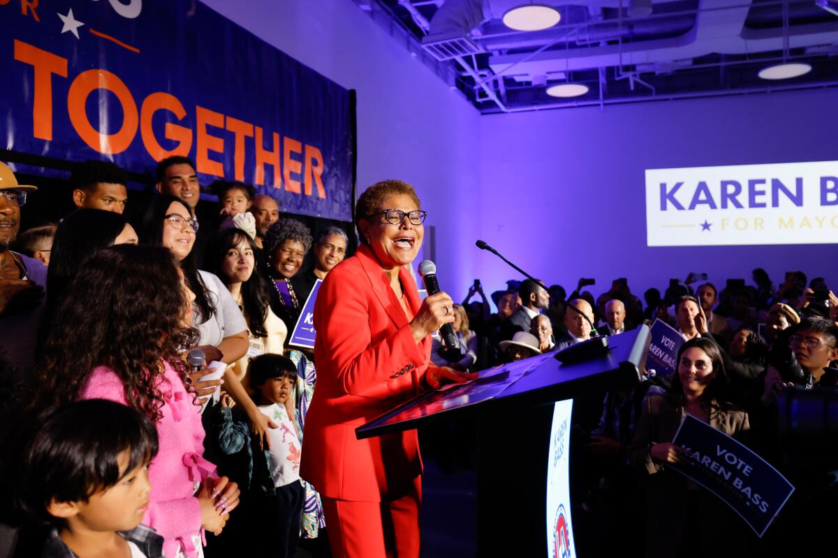 L.A. Mayor Karen Bass