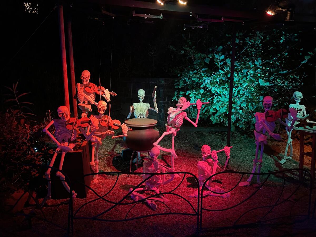 A skeleton band