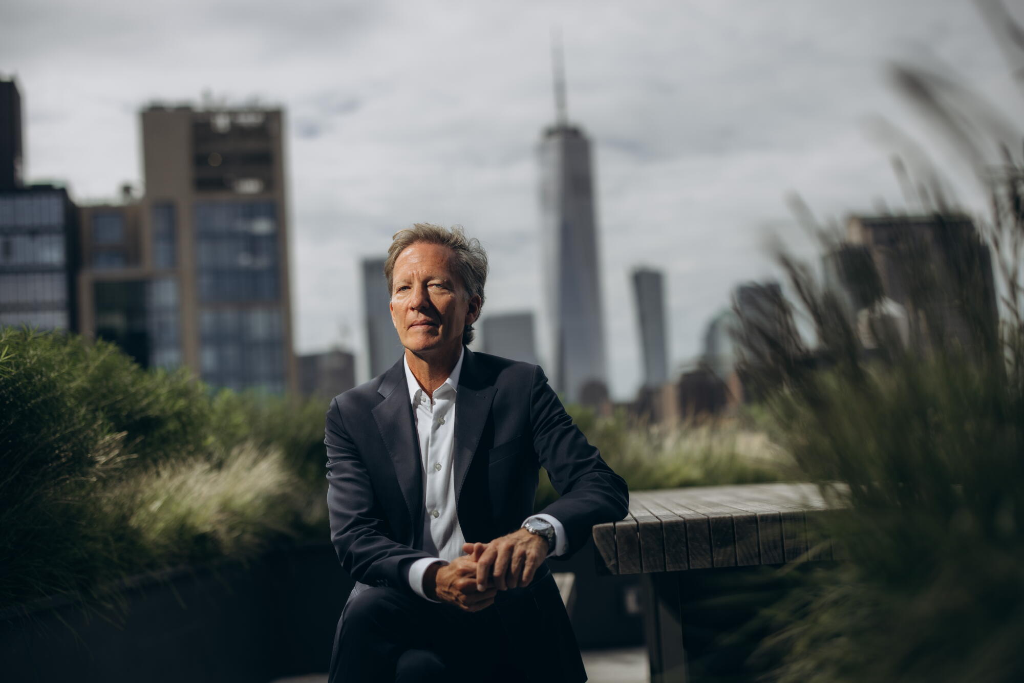 NJ Burkett, a correspondent for WABC, on the 13th floor of the Walt Disney Co. offices in Manhattan on Aug. 31, 2026.