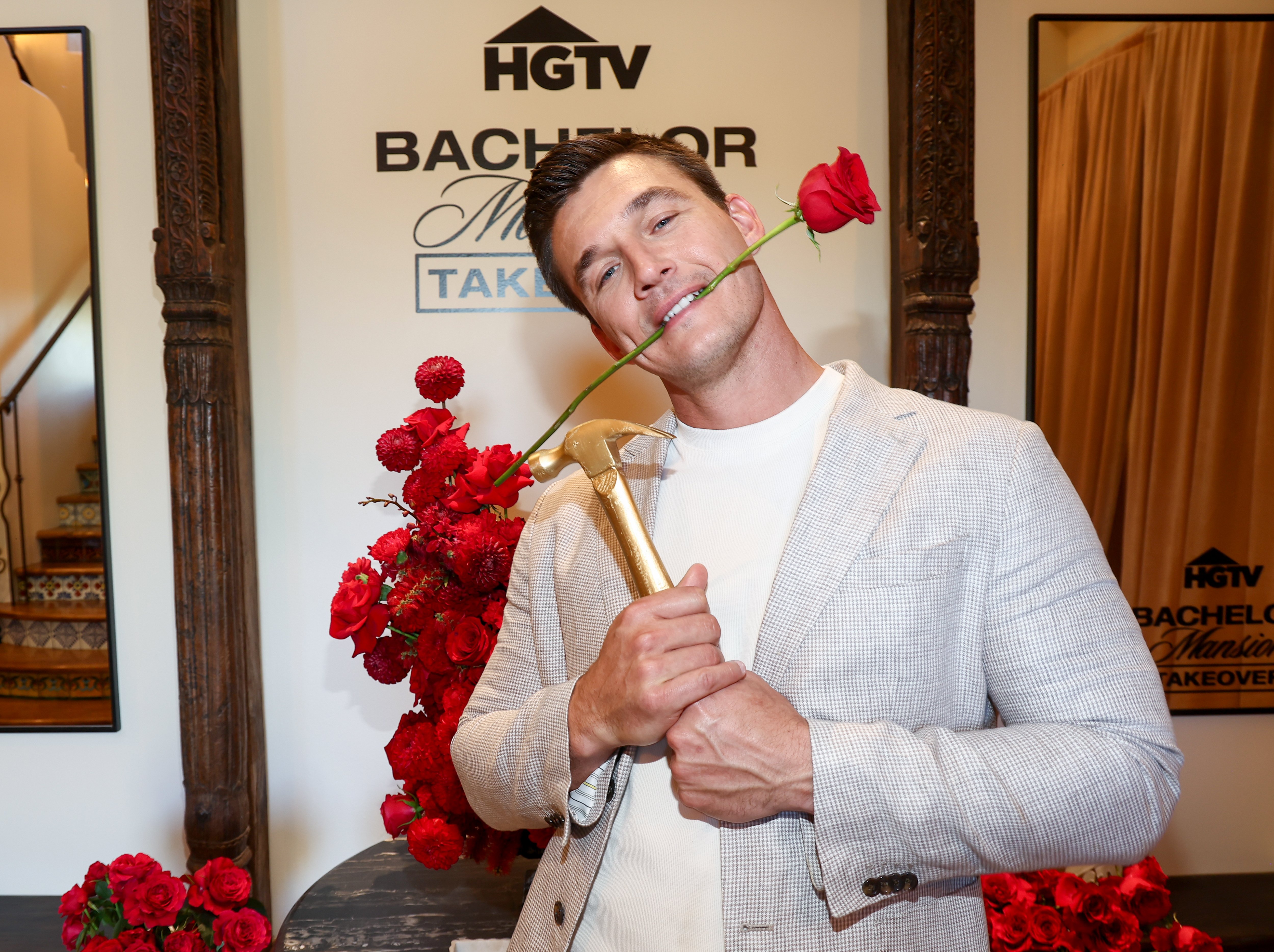 LOS ANGELES, CALIFORNIA - MARCH 12: Tyler Cameron attends HGTV's first-ever event at the Bachelor Mansion to Celebrate "Bachelor Mansion Takeover" at The Bachelor Mansion on March 12, 2026 in Los Angeles, California. (Photo by Tommaso Boddi/Getty Images for HGTV)