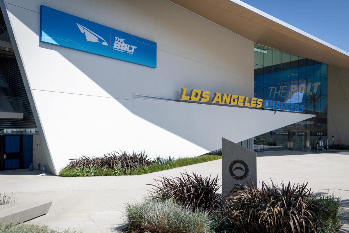 The Bolt, the Chargers' training facility.