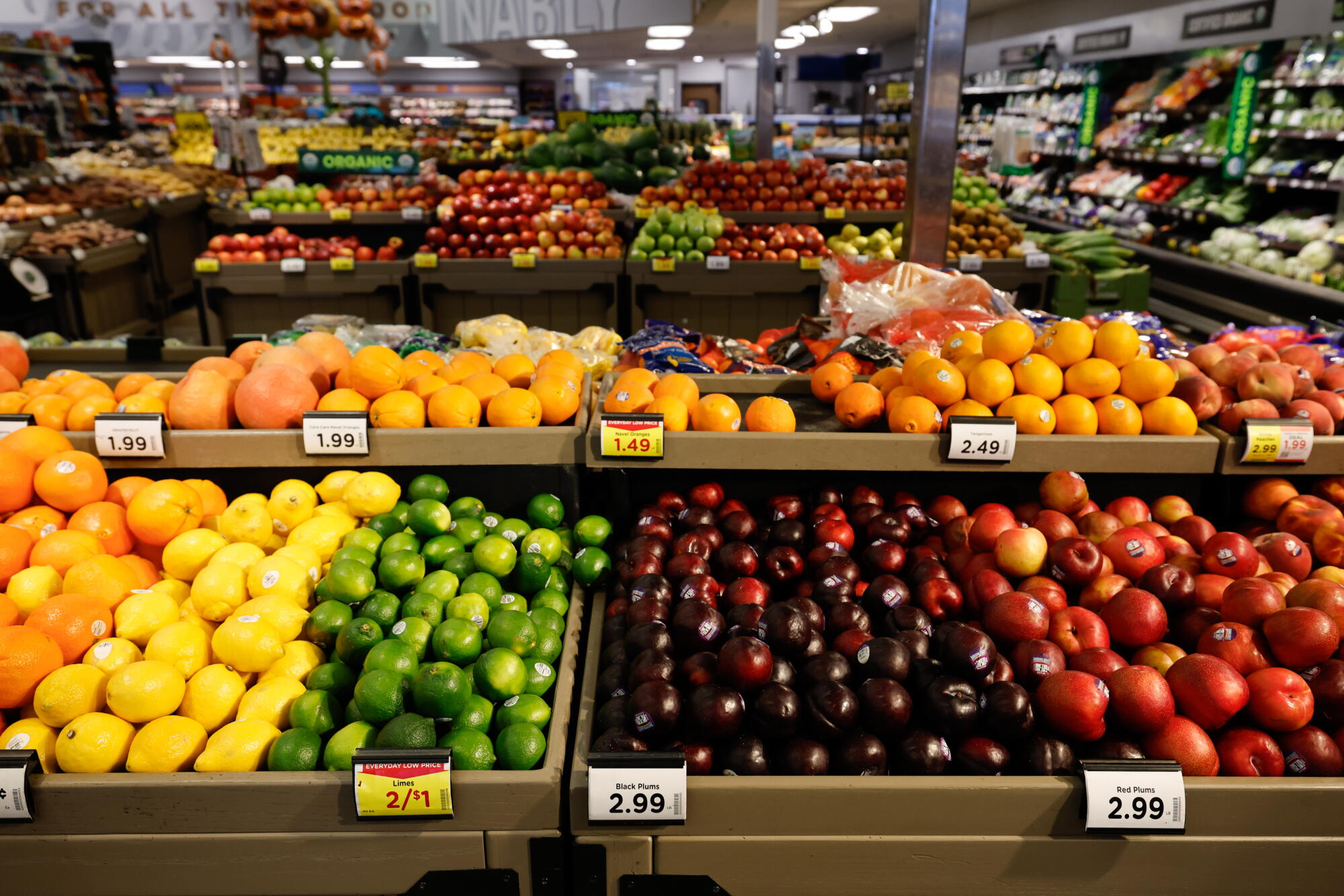 produce inside a Ralphs store