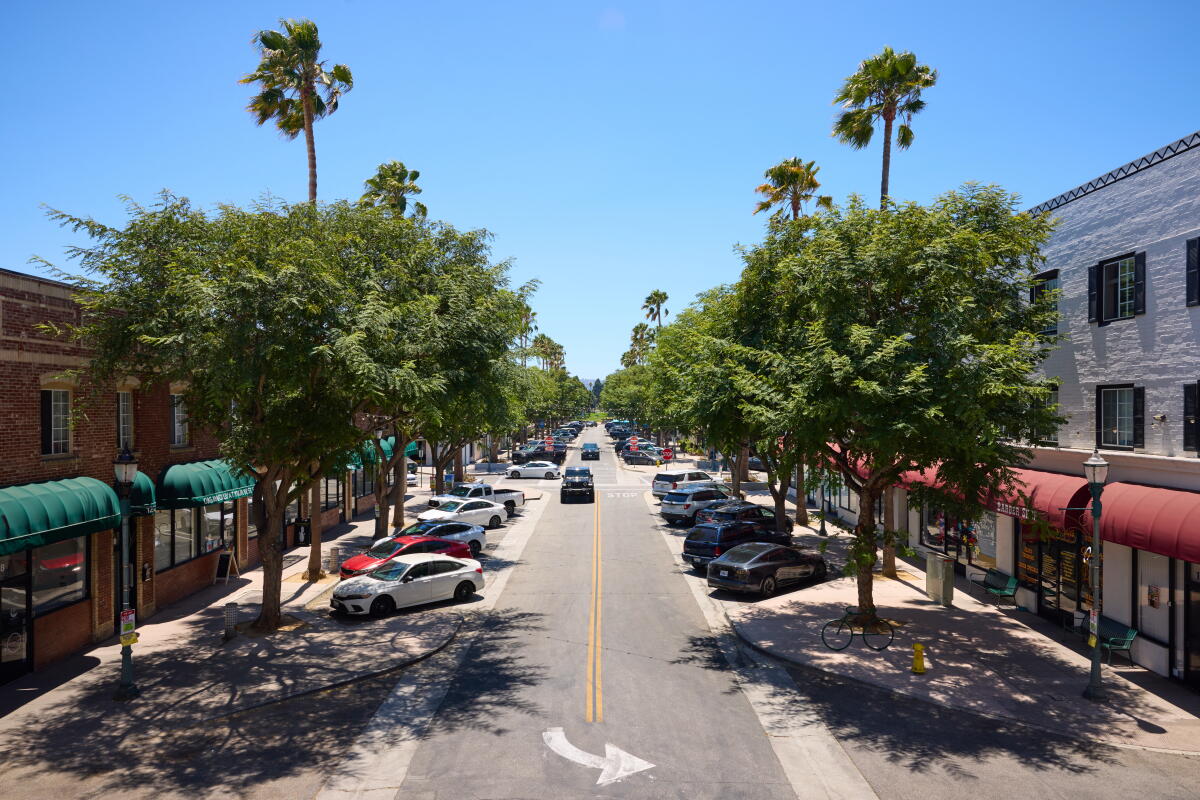 View from Plaza Del Prado in Torrance, CA