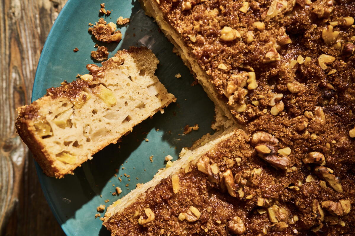 Easy apple cake from Casey Elsass' book "What Can I Bring?"